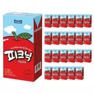 사과 주스 200ml 24팩 피크닉 음료
