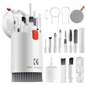 K&F 컨셉 20IN1 키보드 클리닝 키트 노트북 클리너 다기능 전자 기기 도구 아이폰호환 AIRPODS 애플호환 아이패드호환 카메라 PC 모니터 이어버드 TV 태블릿 화면용