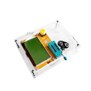 다이오드 3극 커패시턴스 ESR 미터 MOS PNP LCR-T4 트랜지스터 테스터 LCD 디스플레이 Mega328 릴 케이스