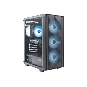ZOTAC MEK 게이밍 PC 데스크탑, NVIDIA GeForce RTX 3050 6GB GDDR6, AMD Ryzen 5 5500 최대 4.2GHz, 16GB DDR4, 500GB NVMe SSD, 650W 80+ 골드 PSU, WiFi 6E, Windows 11