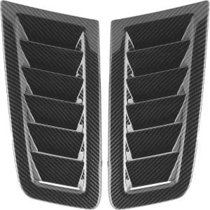 아라목스 유니버설 보닛 에어 구 포커스 RS MK2와 호환되는 탄소 섬유 색상 ABS 후드 2개 자동차 외장 개조