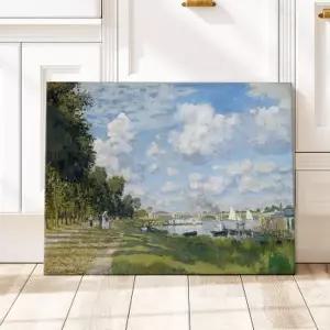 [텐바이텐]명화 클로드 모네 아르장퇴유의 연못 캔버스액자 78x69cm