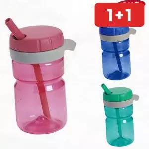 유아 빨대물병 280ml 빨대컵 보틀 어린이집 유치원 소풍 아기 외출용  1+1