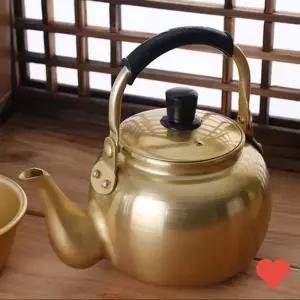 주방용품 양은 막걸리 커피 티포트 1l