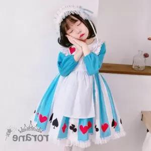 코스튬 공주옷 프릴 앨리스원피스 여자어린이 아동 할로윈 앨리스 유아 조카