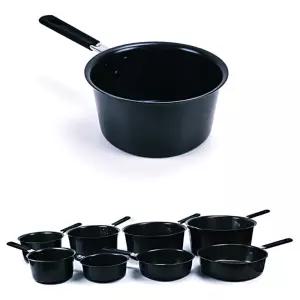 IOWFGPOPV 라 면 캠핑 전용 국수 12호 자취생 찌개 자루 원룸 냄비 경질 21.7x10.5cm 손잡이