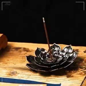 IKWA1D0F7 연꽃 인센스 스틱 향 받침대 홀더 꽂이 초