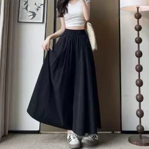 여성여름치마바지 테디더여성 여름 치마바지 밴딩 와이드 냉장고 플레어 롱 팬츠 쿨링