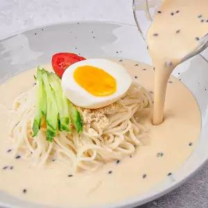 콩국수 6인분세트 면1kg+콩가루6봉 물에 잘녹는 고소하고 진한 콩가루