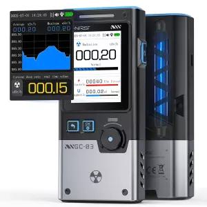 FNIRSI GC-03 가이거 카운터 전자기 검출기 3IN1 핵 방사선 EMF 미터 RF 검출 지원 없음 휴대용 충전식