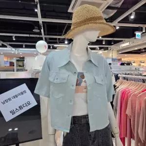 밀스튜디오 DP02 크롭 주머니포인트 쟈켓  LS7JKS102