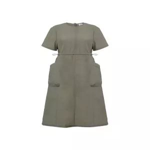 아이더 EIDER TOUR (투르) 여성 우븐 반팔 원피스_Light Khaki 6074906 DWM26250K6