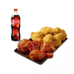 BBQ 황금올리브반+양념반+콜라1.25L 12%할인 모바일쿠폰/상품권 즉시사용