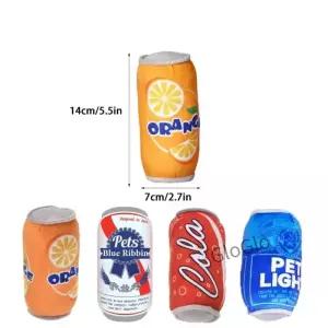 플러시 강아지 와인병 씹기 소리나는 부드러운 맥주병 물림 방지 삑삑이 지루함 해소