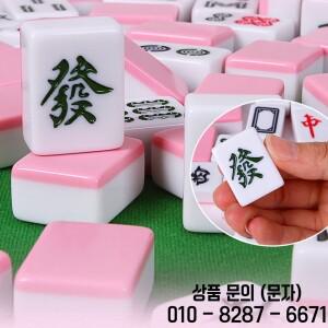 30mm 마작 게임 144pcs 중국 실내 가족 엔터테인먼트 테이블 휴대용 가정용 손 타일