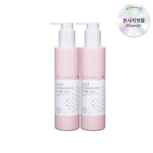 [질경이] 여성청결제 약산성 에코아워시 퓨어 젤 200ml 2개 세트