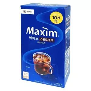 맥심 아이스 스위트블랙 커피믹스 110스틱 x 2개