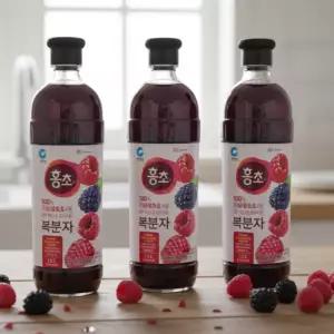 홍초 복분자 1.5L x 3병