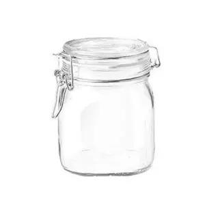 마리빙 밀폐용기 잼병 매실 유리병 우유병 압축 보르미올리 투명 750ml
