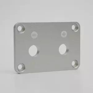 AcouZen CNC 알루미늄 스피커 단자 플레이트 - DIY 패시브 및 서브우퍼용 2/4극 바인딩 포스트 패널 양극