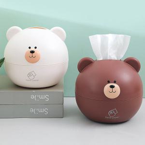 focus 1+1 곰돌이 휴지케이스 두루마리 휴지봉 휴지통 휴지보관함