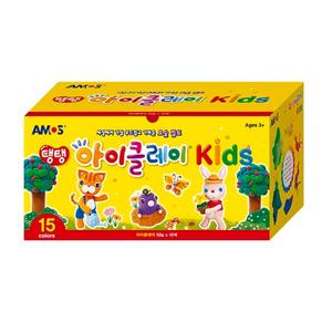 아모스 탱탱 아이클레이 50g 15종 세트