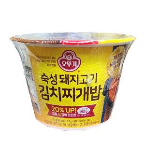 (무)오뚜기컵밥 숙성돼지고기김치찌개밥310gX12개(B)