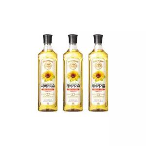사조해표 해바라기유 900mL x 3병