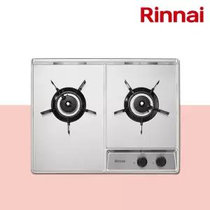 린나이 2구 가스쿡탑 빌트인 가스레인지 RBR-NS200DJ (타공치수 560x430)