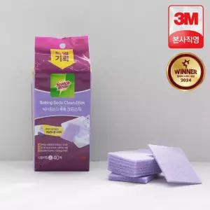 3M 스카치브라이트 베이킹소다 크린스틱 시트타입 소형 40매