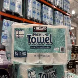 코스트코 커클랜드 시그니춰 종이타월 160매 x 12롤 키친타월 주방 페이퍼 Kirkland Signature Paper Towel