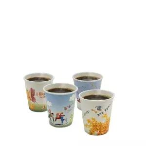 6.5온스 4계절 칼라 종이컵 1000개 /무형광천연펄프
