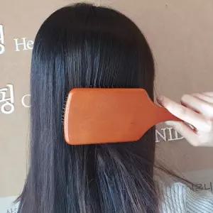 대형 우드 사각 패들브러쉬