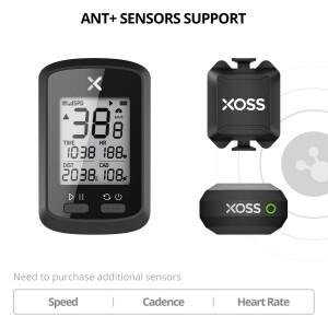호환 XOSS G + GPS 자전거 컴퓨터  무선 사이클링 속도계  도로 MTB 방수  블루투스 ANT 케이던스 속도