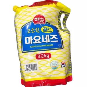 사조 마요네즈 스파우트팩 3.2k X4 업소용 마요 대용량 마요네즈