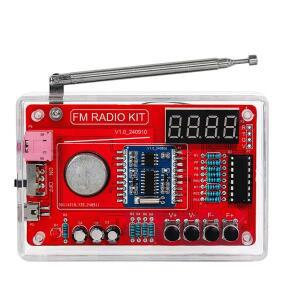 RDA5807 87-108MHZ FM 라디오 DIY 키트 용접 연습 부품 단순/디지털 디스플레이 마이크로 USB 포함