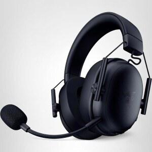 PC용 Razer BlackShark V3 X 초고속 무선 게임 헤드셋: 50mm 드라이버 - Cardioid Mic 2.4GHz Bluetooth USB Mac PS5 닌텐도 스위치 스마트폰에서 작동 70시간 배터리 블랙