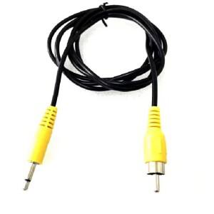 모노 3.5mm to RCA 남성/여성  컴퓨터 스피커용 일대일 AV 케이블  AUX 오디오