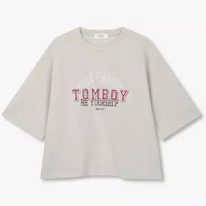 [STUDIO TOMBOY](대전신세계)톰보이 레터링 캐주얼 반팔 티셔츠 9176322992