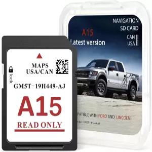 2025 최신 내비게이션 SD 카드 링컨 포드용 Ford A15GPS 지도 업데이트 F-150 익스플로러 이스케이프 퓨전