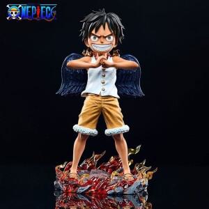 17cm/6.69in 애니메이션 원피스 피규어 세라핌 루피 액션 Pvc 동상 데스크탑 Ornamen  모델