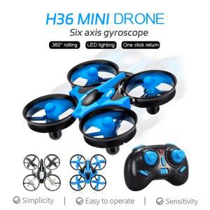 드론 JJRC H36 4채널 미니 6축 2 모드 쿼드콥터 플립 RC 360 4G 잼밍