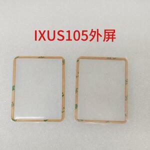접착 테이프 카메라 수리 부품이있는 캐논호환 IXUS105 용 1PCS 새 외부 LCD 유리