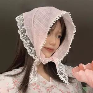 레이스 머리 두건 스카프 LM-0682