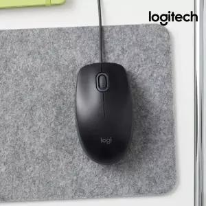 국내정품 로지텍 M110 USB 유선 무소음 마우스 블랙 좌우대칭형 디자인으로 왼손잡이도 사용가능/KH