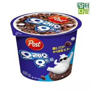 오레오오즈 컵 30g X 12개 간식 아이들 한끼 아침 식사 대용