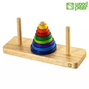 학습교구 브레인숲 하노이탑 8단 WOOD