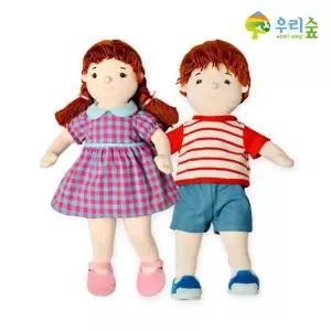 학습교구 우리숲 헝겊인형 2종 성교육