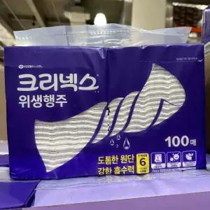 스카트 다용도 위생행주 100장 티슈 일회용휴지 빨아쓰는 간편 종이 주방 방일회용 가정용