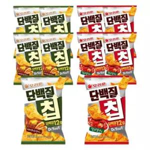 닥터유 단백질칩 칠리살사 60g 5개 + 버터구이오징어맛